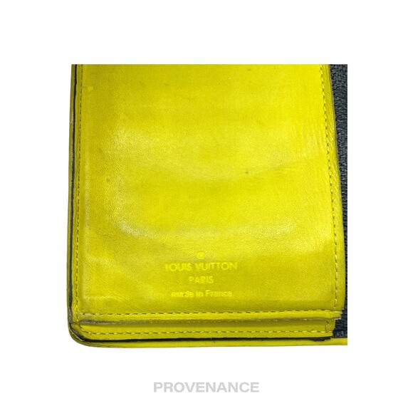 🔴 Louis Vuitton Brazza Long Wallet - Damier Graphite Yellow - Picture 7 of 9